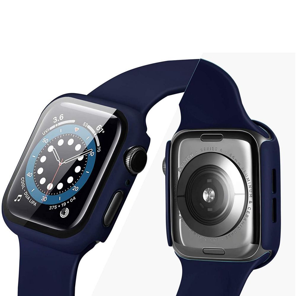 Tech-Protect Defense360-etui til Apple Watch 4 / 5 / 6 / SE (44mm) - Transparent