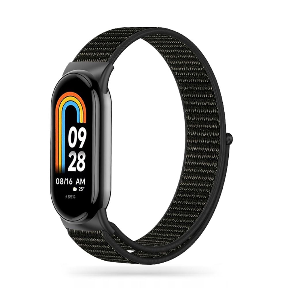Tech-Protect Nylonrem för Xiaomi Smart Band 8 / 8 NFC - Svart