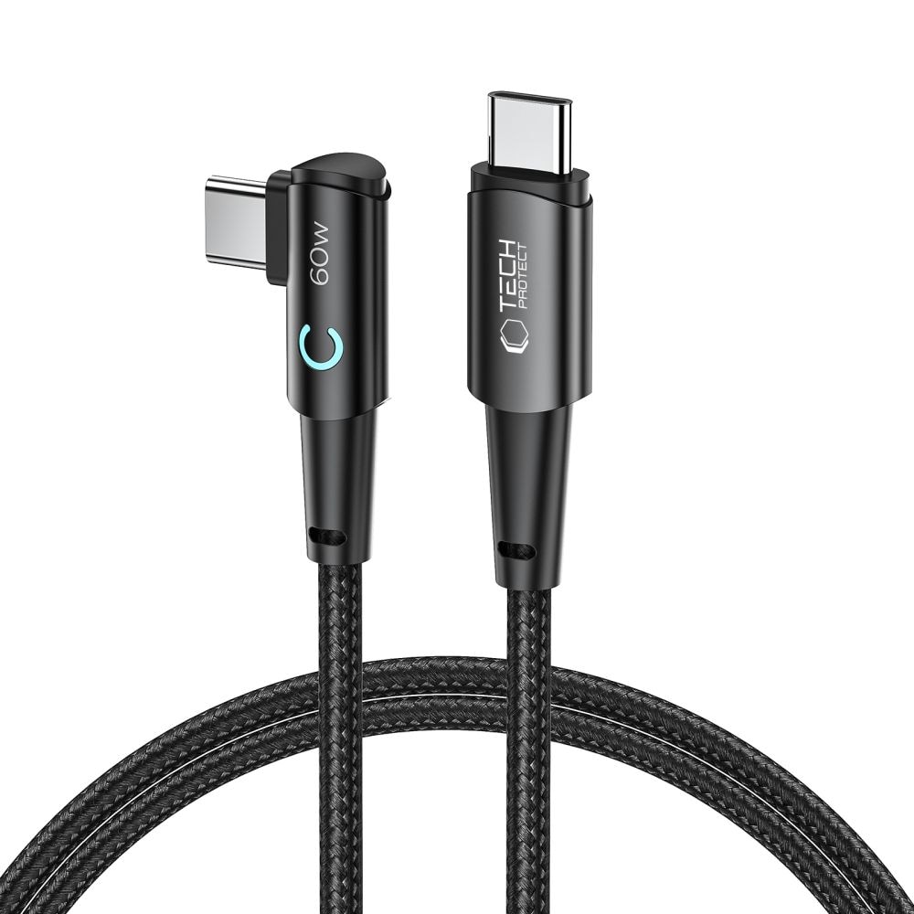 Tech-Protect UltraBoost L USB-C / USB-C 60W 6A Kabel 1m - Grå