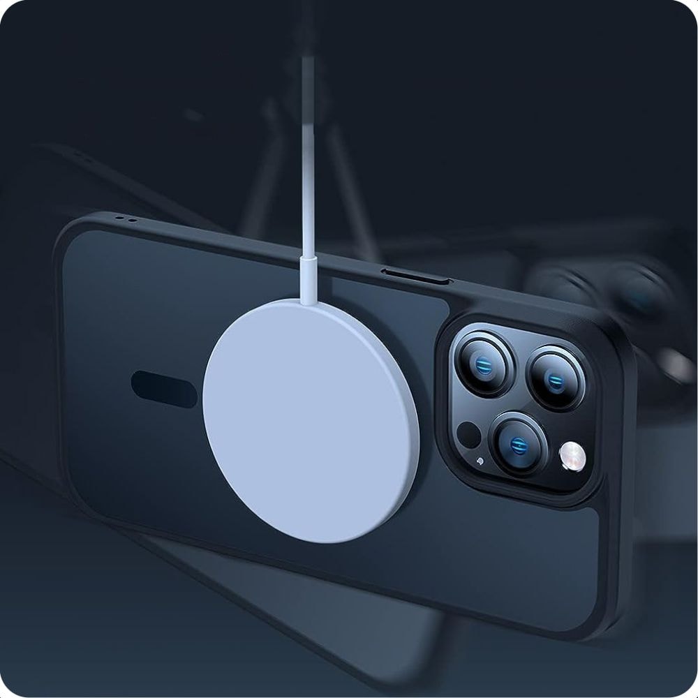 Tech-Protect MagMat MagSafe-etui til iPhone 15 Pro Max - mat sort