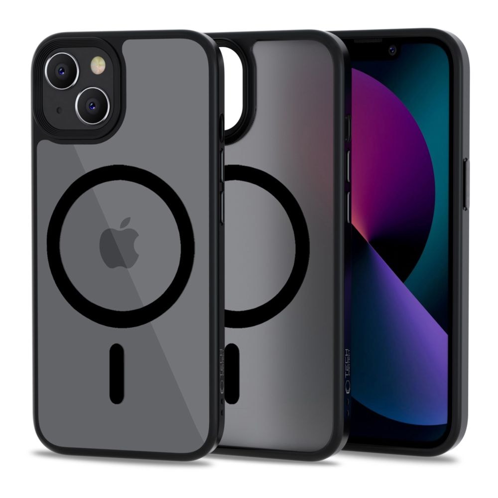 Tech-Protect MagMat MagSafe iPhone 13 Fodral - matt svart