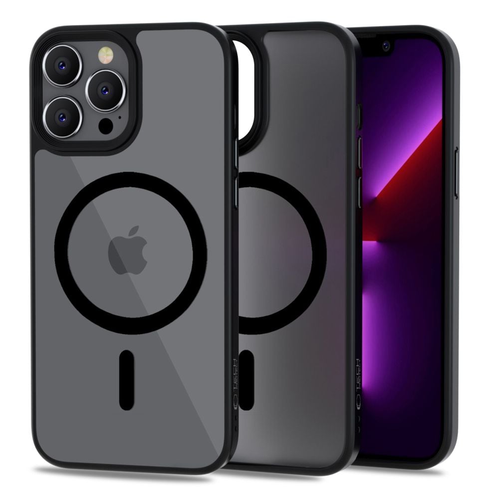Tech-Protect MagMat MagSafe iPhone 13 Pro-fodral - matt svart