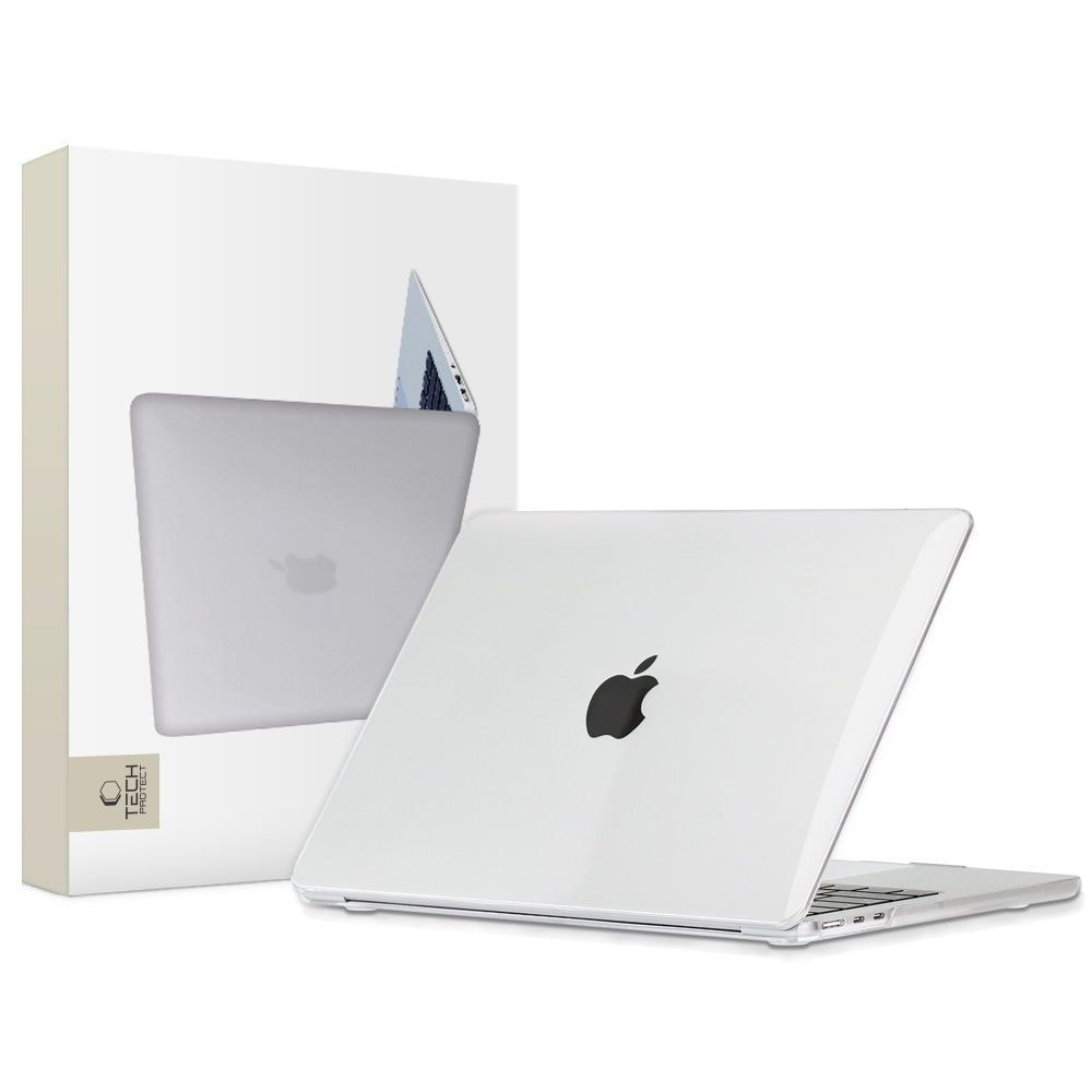 Tech-Protect SmartShell-fodral för MacBook Pro 14" M1 / M2 / M3 2021-2023 - Transparent