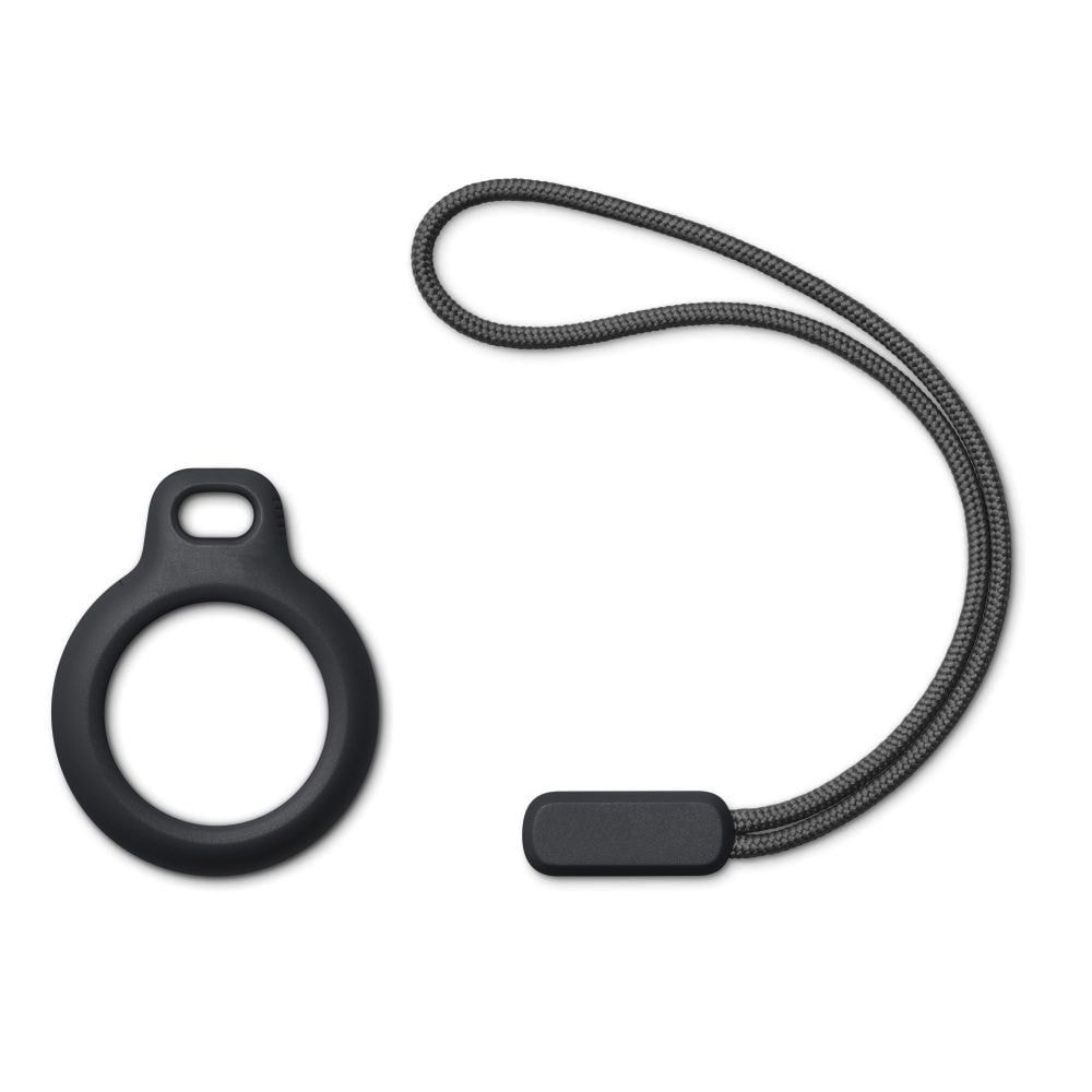 Tech-Protect Rough Chain Case til Apple AirTag med vedhæng - Sort