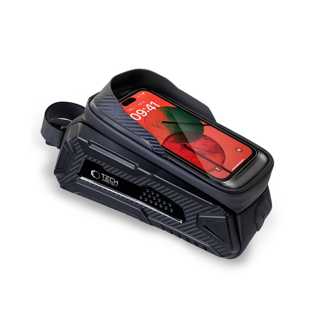 Tech-Protect V2 sykkelveske med plass til telefon 1,2 l - svart