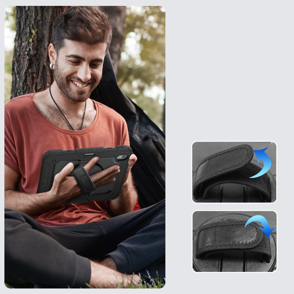 Tech-Protect Solid360 iPad Air 11" 2024-etui - sort