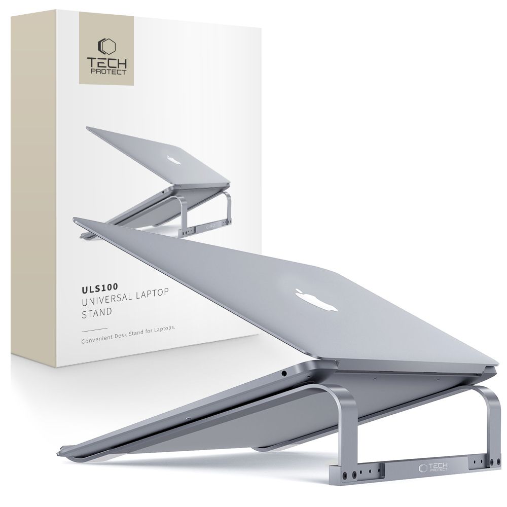 Tech-Protect ULS100 Universal Laptop Stand för upp till 16" - Grå