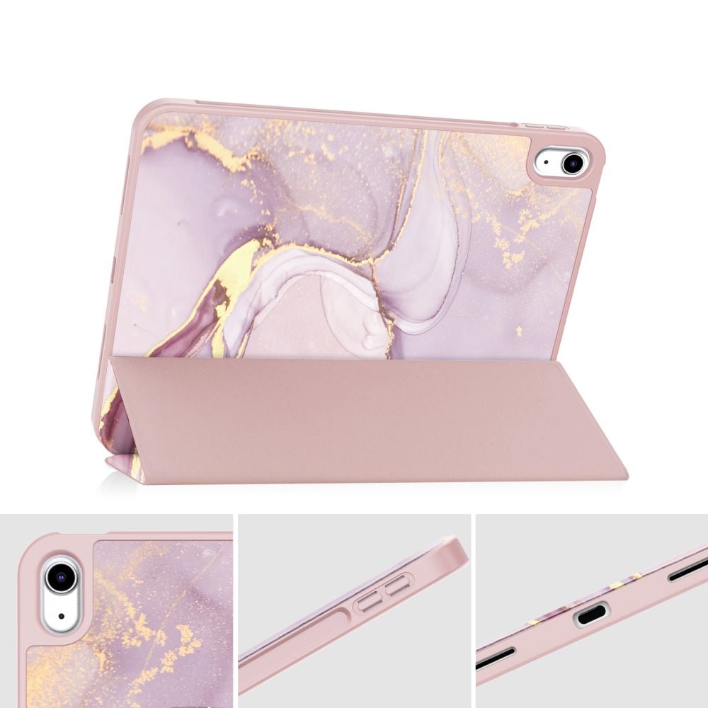Tech-Protect SC Pen Case til iPad 10,9" 2022 - Pink Marble