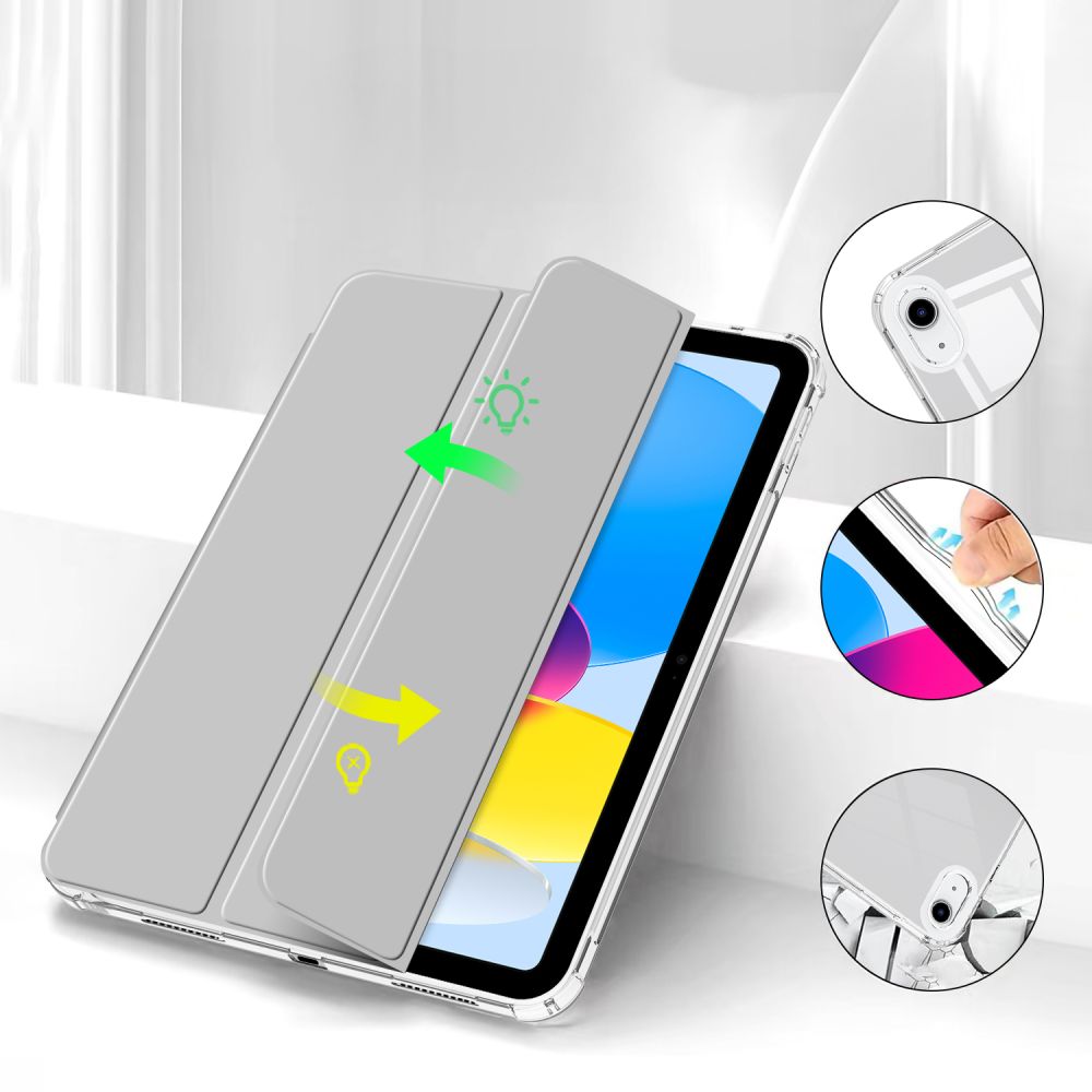 Tech-Protect SC Pen Hybrid-etui til iPad 10,9" 2022 - grå