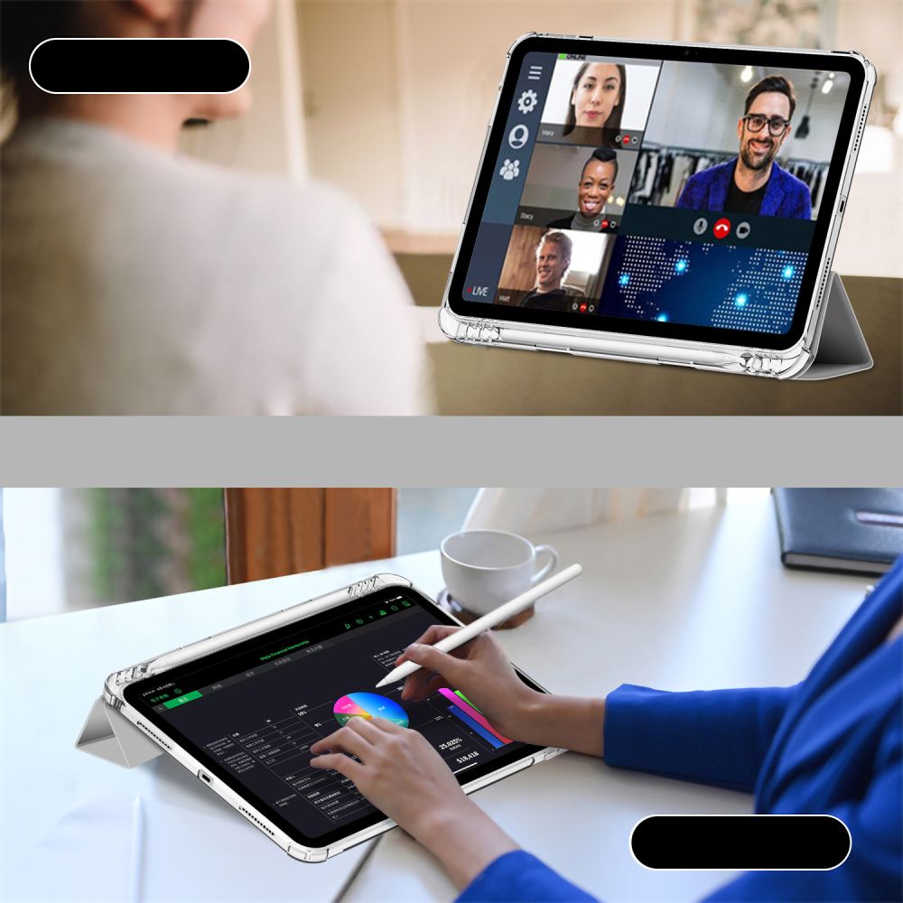 Tech-Protect SC Pen Hybrid-etui til iPad 10,9" 2022 - grå