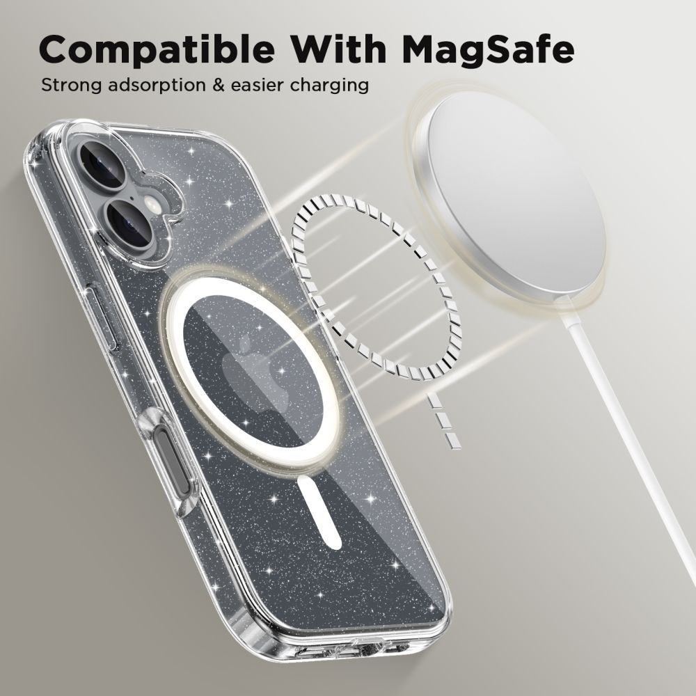 Tech-Protect FlexAir Hybrid MagSafe iPhone 16-etui - Klar