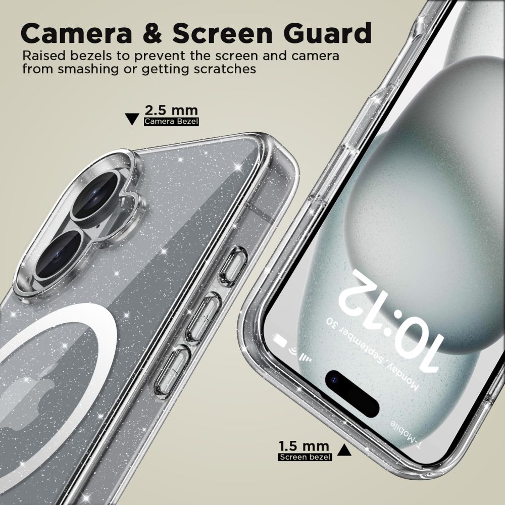 Tech-Protect FlexAir Hybrid MagSafe iPhone 16-etui - Klar