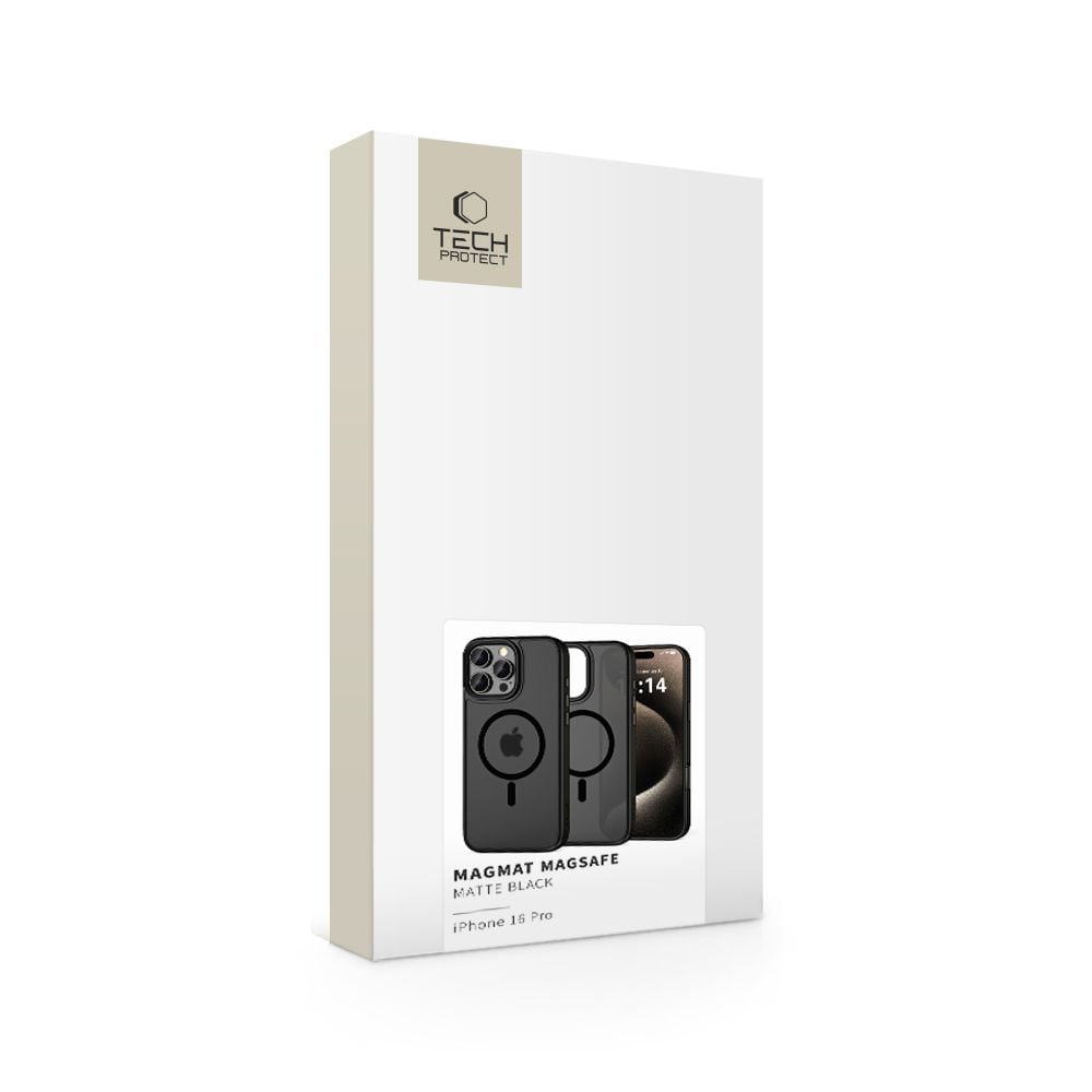 Tech-Protect MagMat MagSafe iPhone 16 Pro-etui - sort