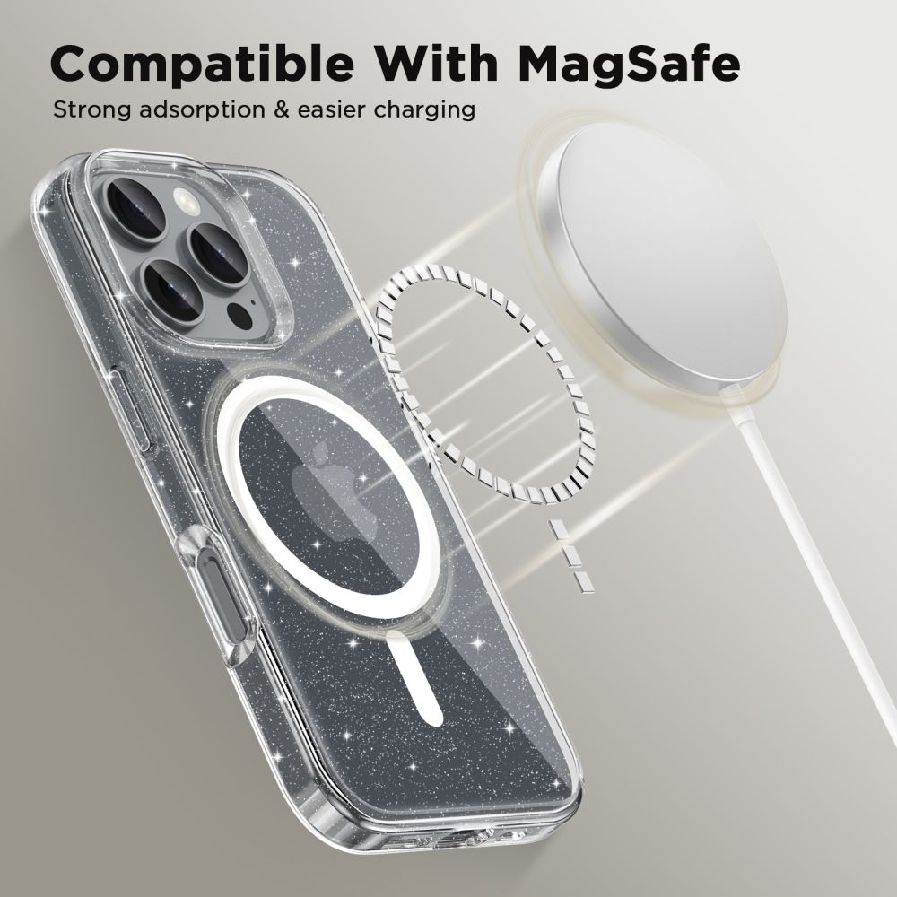 Tech-Protect FlexAir Hybrid MagSafe-etui til iPhone 16 Pro - Klar