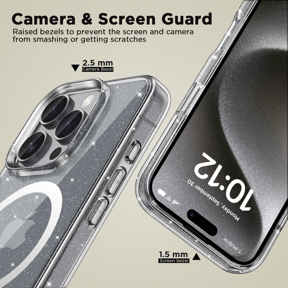 Tech-Protect FlexAir Hybrid MagSafe-etui til iPhone 16 Pro - Klar