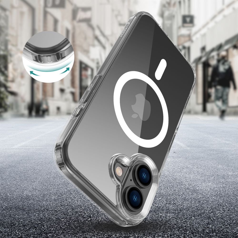 Tech-Protect FlexAir Hybrid MagSafe iPhone 16-etui - Klar