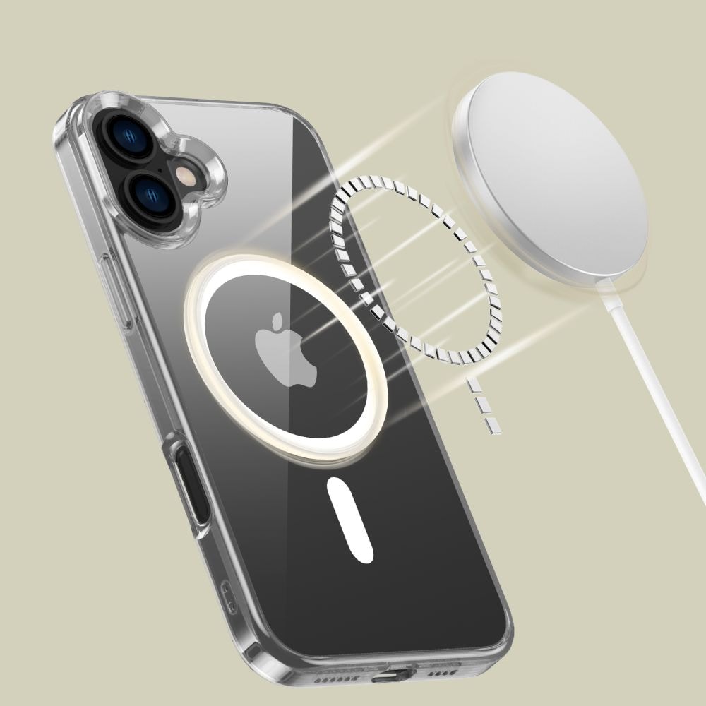 TECH-PROTECT FLEXAIR HYBRID MAGSAFE IPHONE 16 PLUS KLAR
