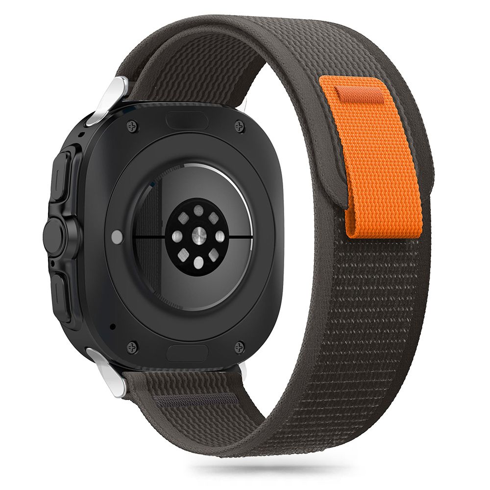 Tech-Protect Nylonrem för Samsung Galaxy Watch Ultra (47mm) - Svart/Orange