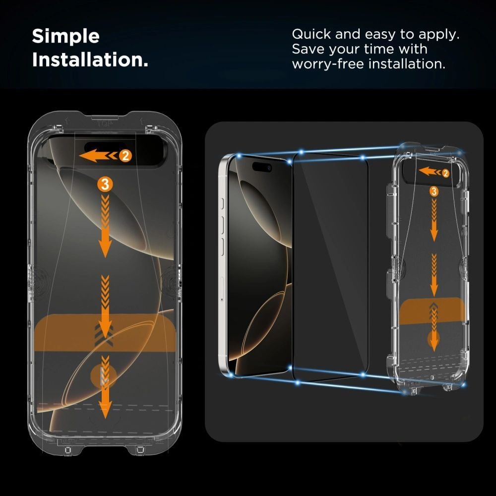 Tech-Protect Quick Set Spy+ Privacy Glass 2-pack för iPhone 14 Pro