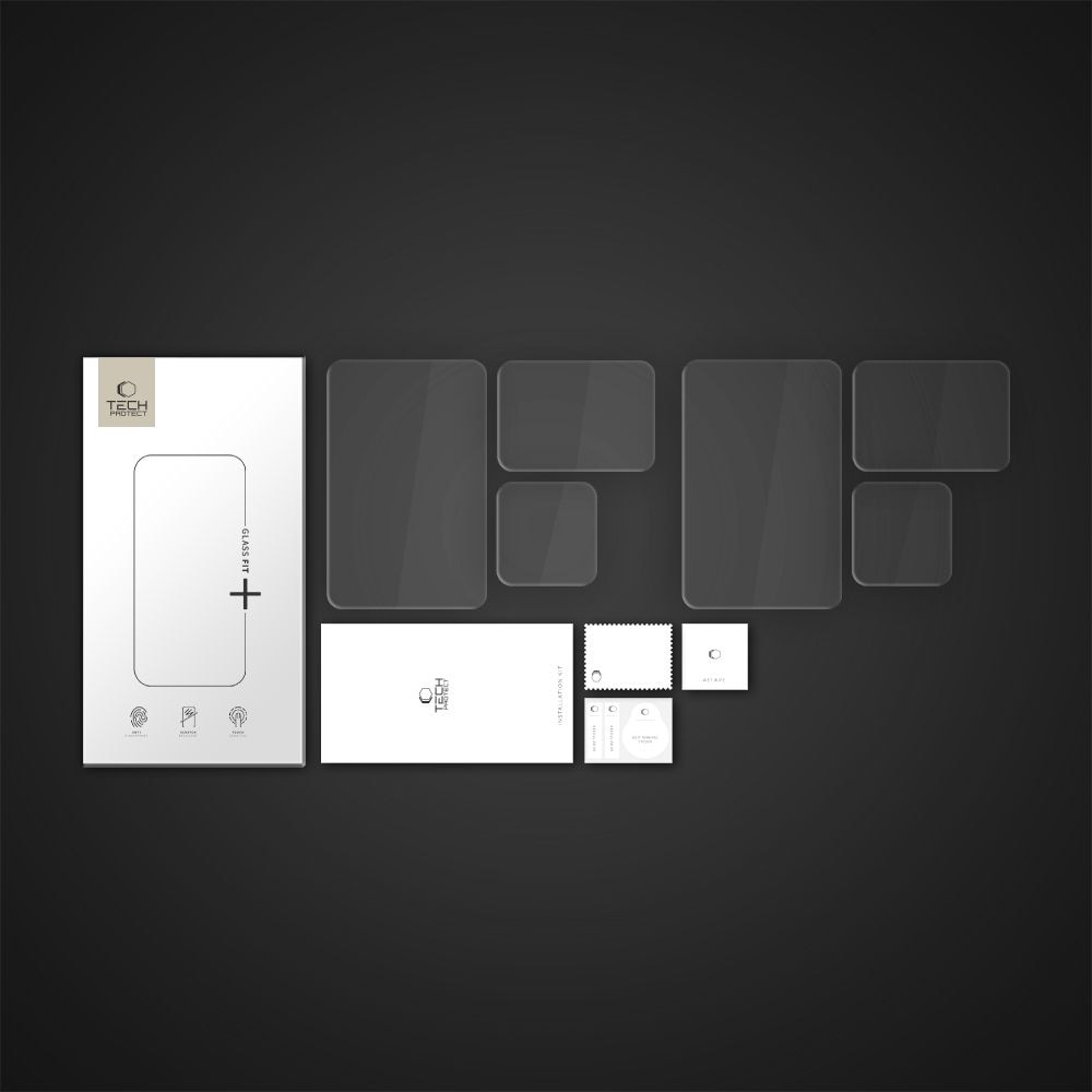 Tech-Protect Glass Fit+ skärmskydd 2-pack / härdat glas / linsskydd / skyddsglas till GoPro Hero 13