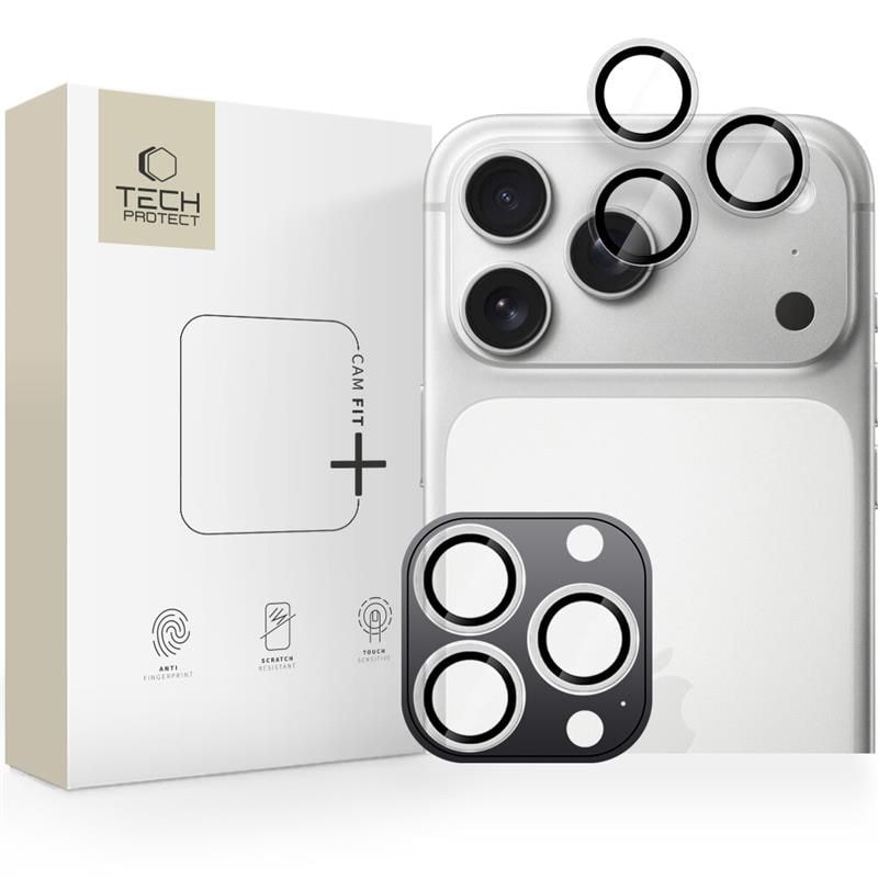 Tech-Protect Camring Fit+ kameraskydd för iPhone 14/15/16/17 Pro/Max - Klar