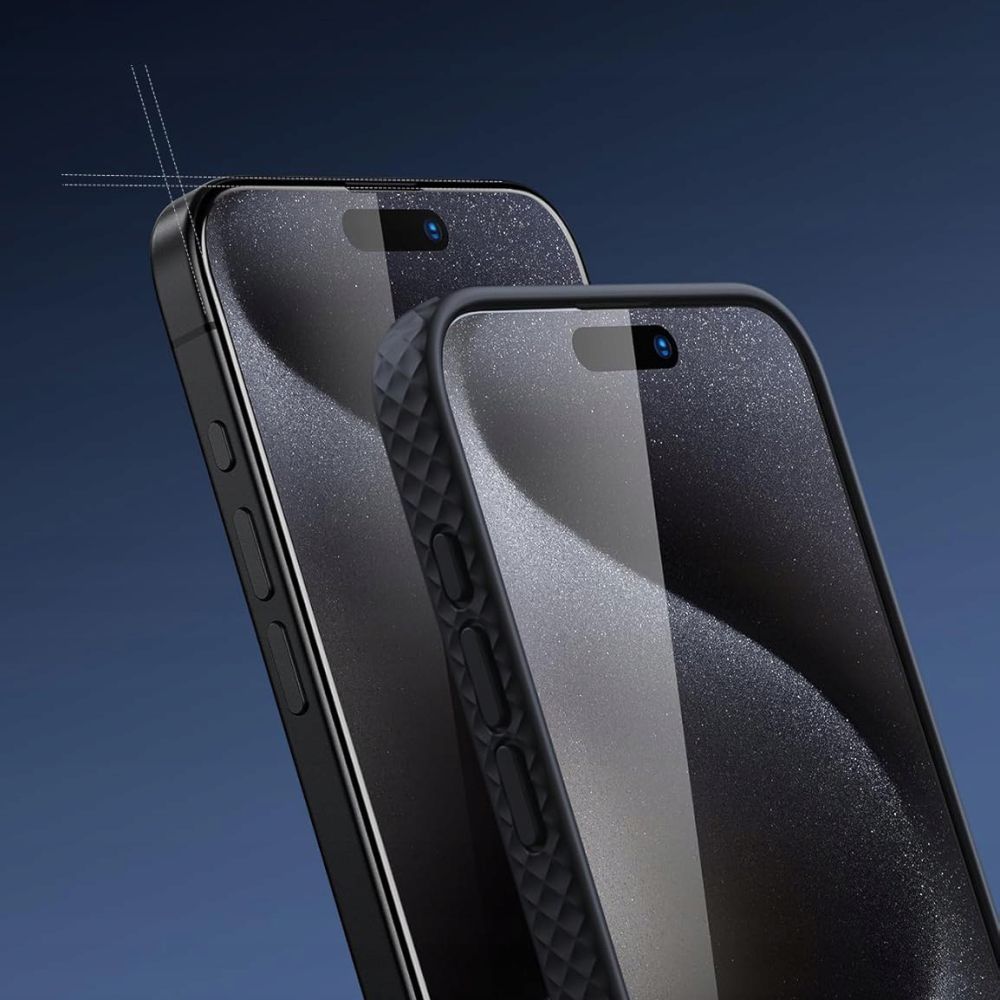Tech-Protect Glass Fit+ 2-pack härdat glas för iPhone 17 Air - transparent