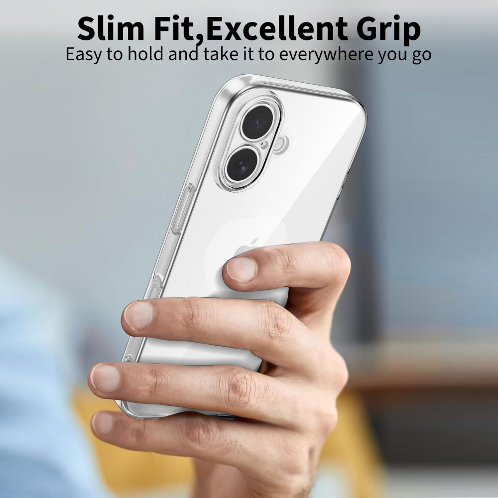 Tech-Protect FlexAir-etui til iPhone 17 - Transparent