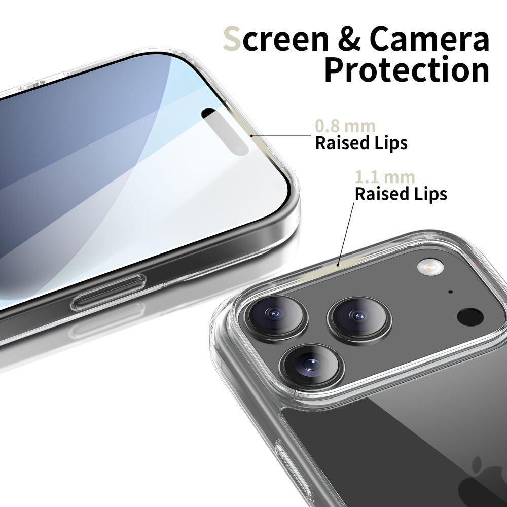 Tech-Protect FlexAir Hybrid-etui til iPhone 17 Pro Max - Klar