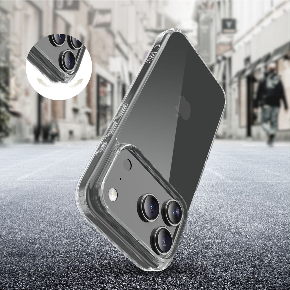 Tech-Protect FlexAir Hybrid-etui til iPhone 17 Pro Max - Klar