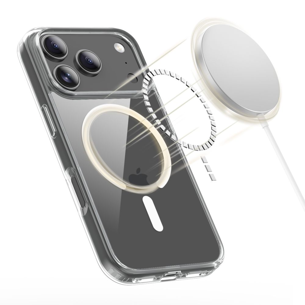 Tech-Protect FlexAir Hybrid MagSafe-fodral för iPhone 17 Pro - Klar