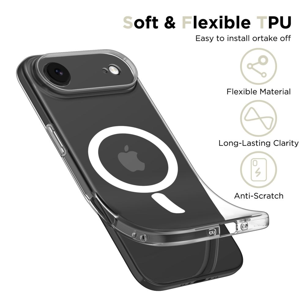 Tech-Protect FlexAir MagSafe-etui til iPhone 17 Air - Klar