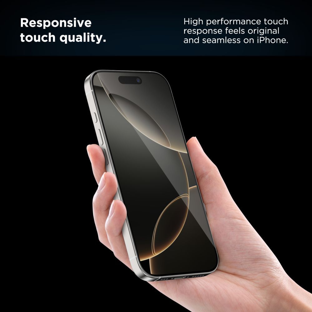 Tech-Protect Quick Set+ 2-pak hærdet glas til iPhone 17 - sort