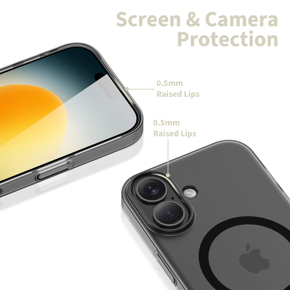 Tech-Protect MagSlim MagSafe-etui til iPhone 17 - mat sort