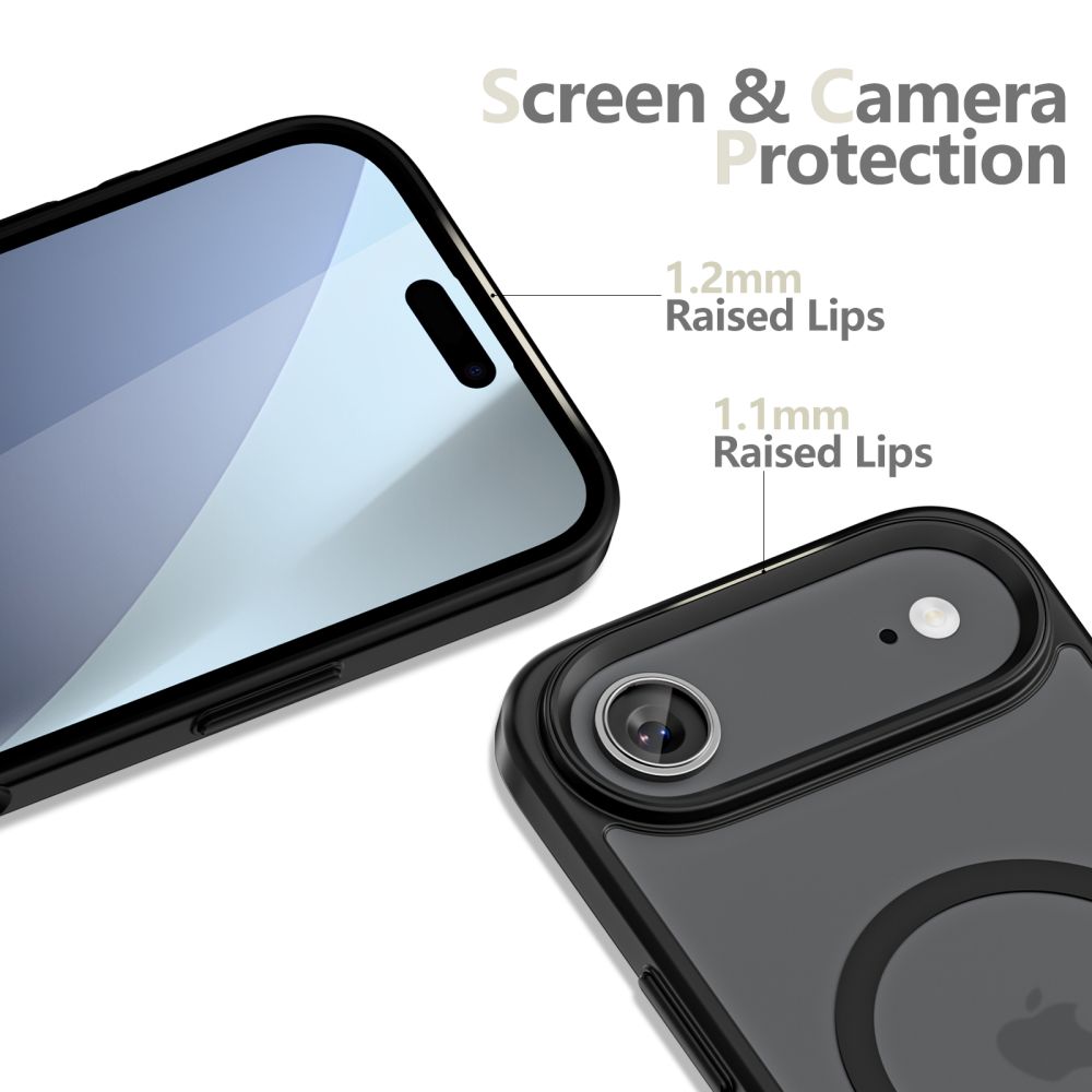 Tech-Protect MagMat MagSafe-etui til iPhone 17 Air - mat sort