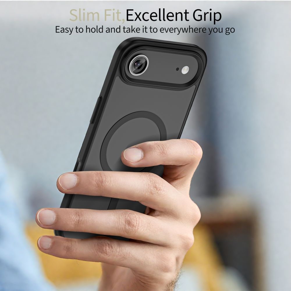 Tech-Protect MagMat MagSafe-etui til iPhone 17 Air - mat sort