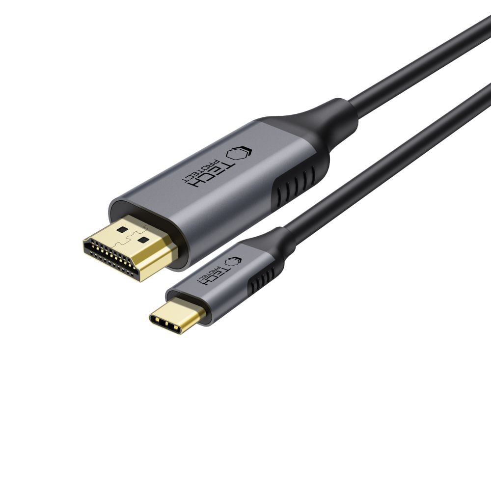 Tech-Protect UltraBoost USB-C / HDMI-kabel 60Hz 180cm - svart