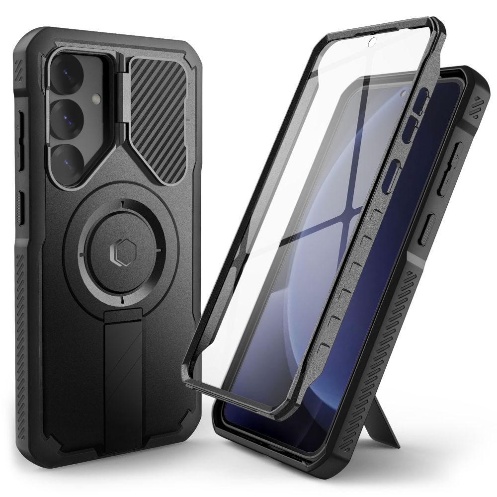 Tech-Protect Kevlar MagSafe+ fodral för Samsung Galaxy S25 Plus - Svart