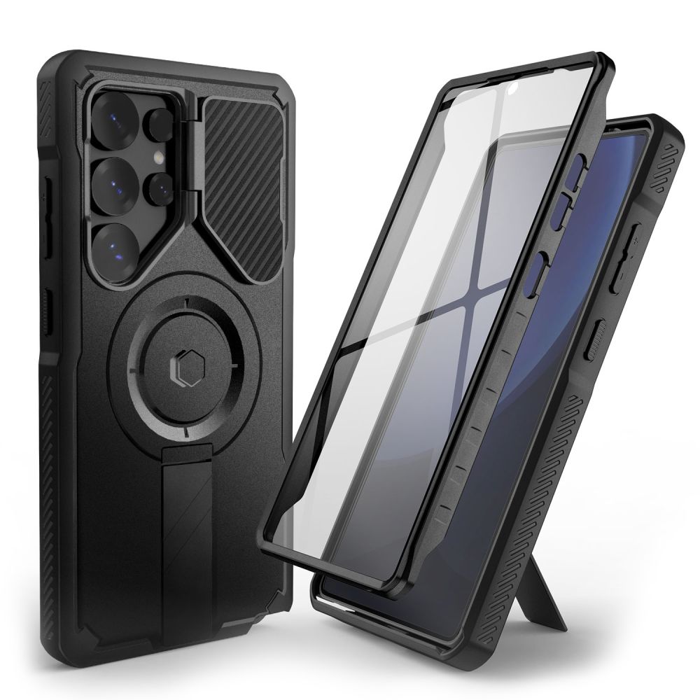 Tech-Protect Kevlar MagSafe+ fodral för Samsung Galaxy S25 Ultra - Svart