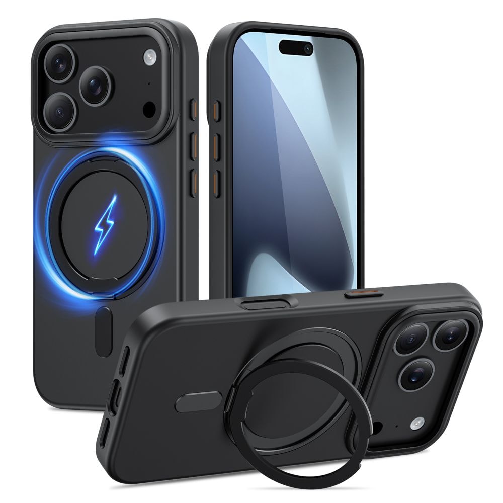 Tech-Protect MagRing MagSafe-fodral för iPhone 17 Pro Max - matt svart