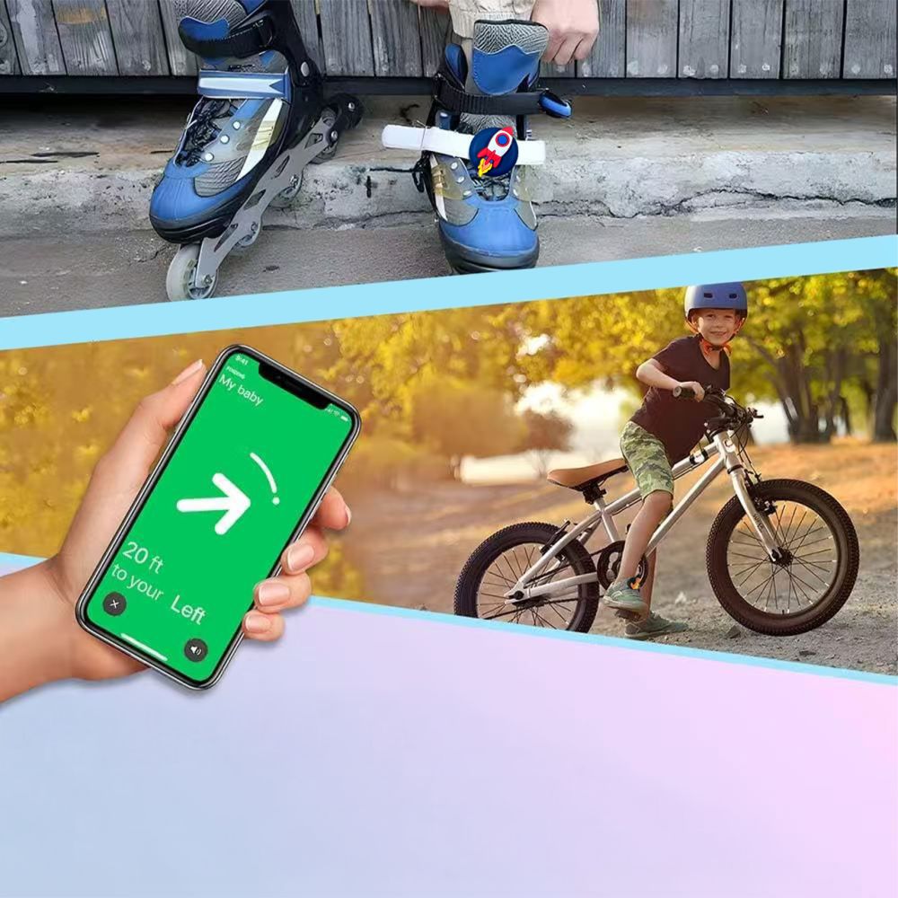 Tech-Protect Smooth 4-pak etui til Apple AirTag 1/2 til børn - flerfarvet