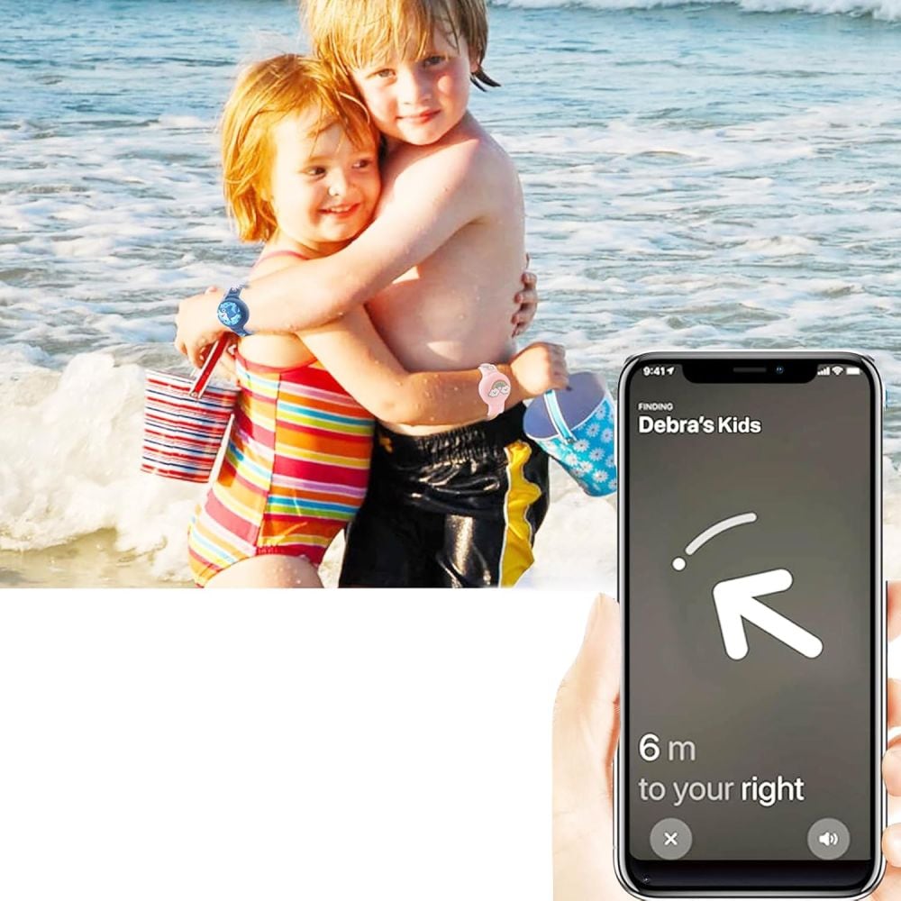 Tech-Protect Smooth 2-pack etui til Apple AirTag 1/2 til børn - flerfarvet