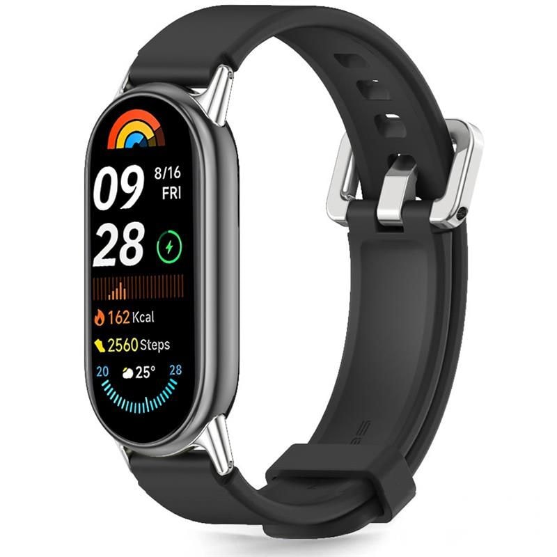 Tech-Protect IconBand Classic rem för Xiaomi Smart Band 8 / 9 / 10 / NFC - svart