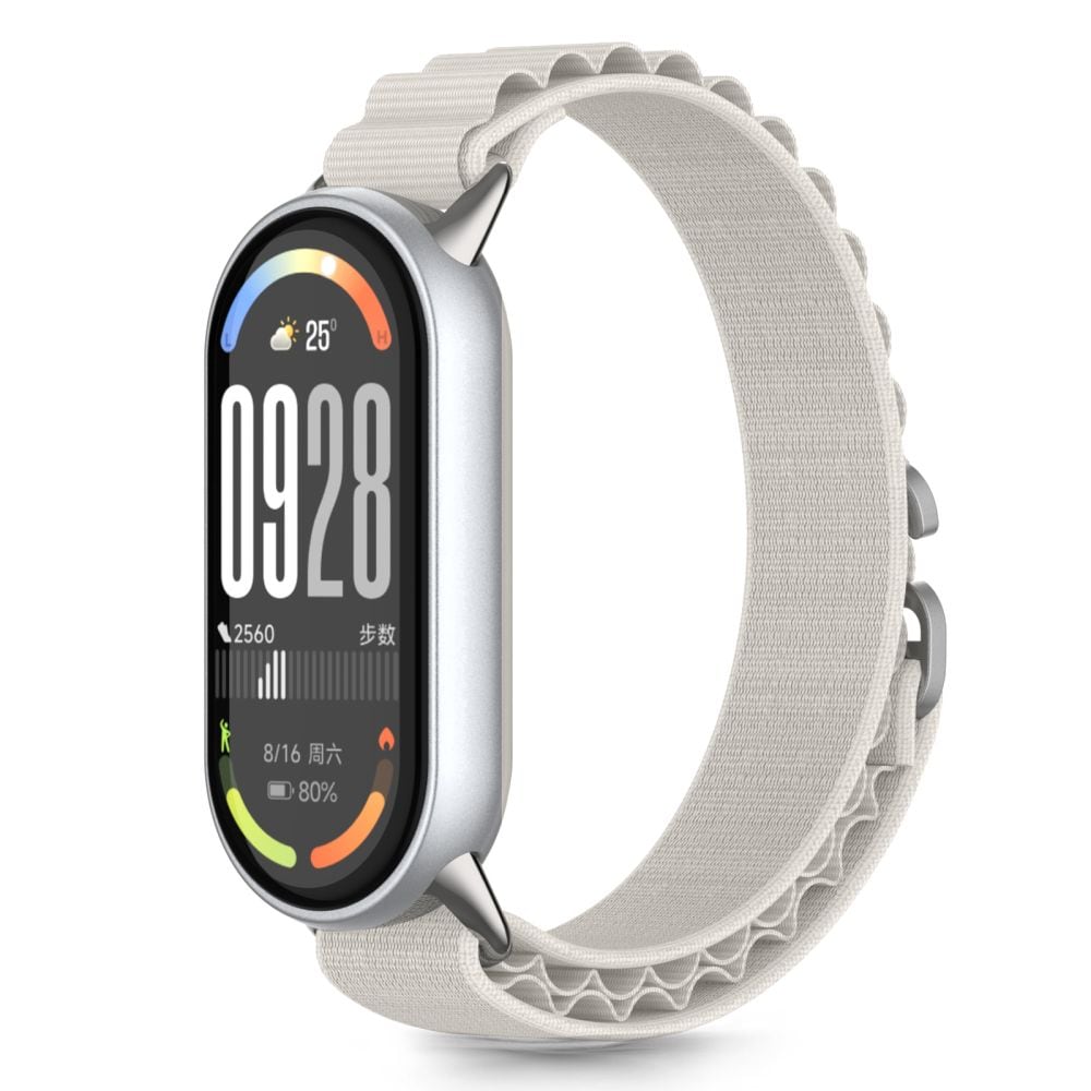 Tech-Protect Nylon Pro Strap för Xiaomi Smart Band 8 / 9 / 10 / NFC - Beige