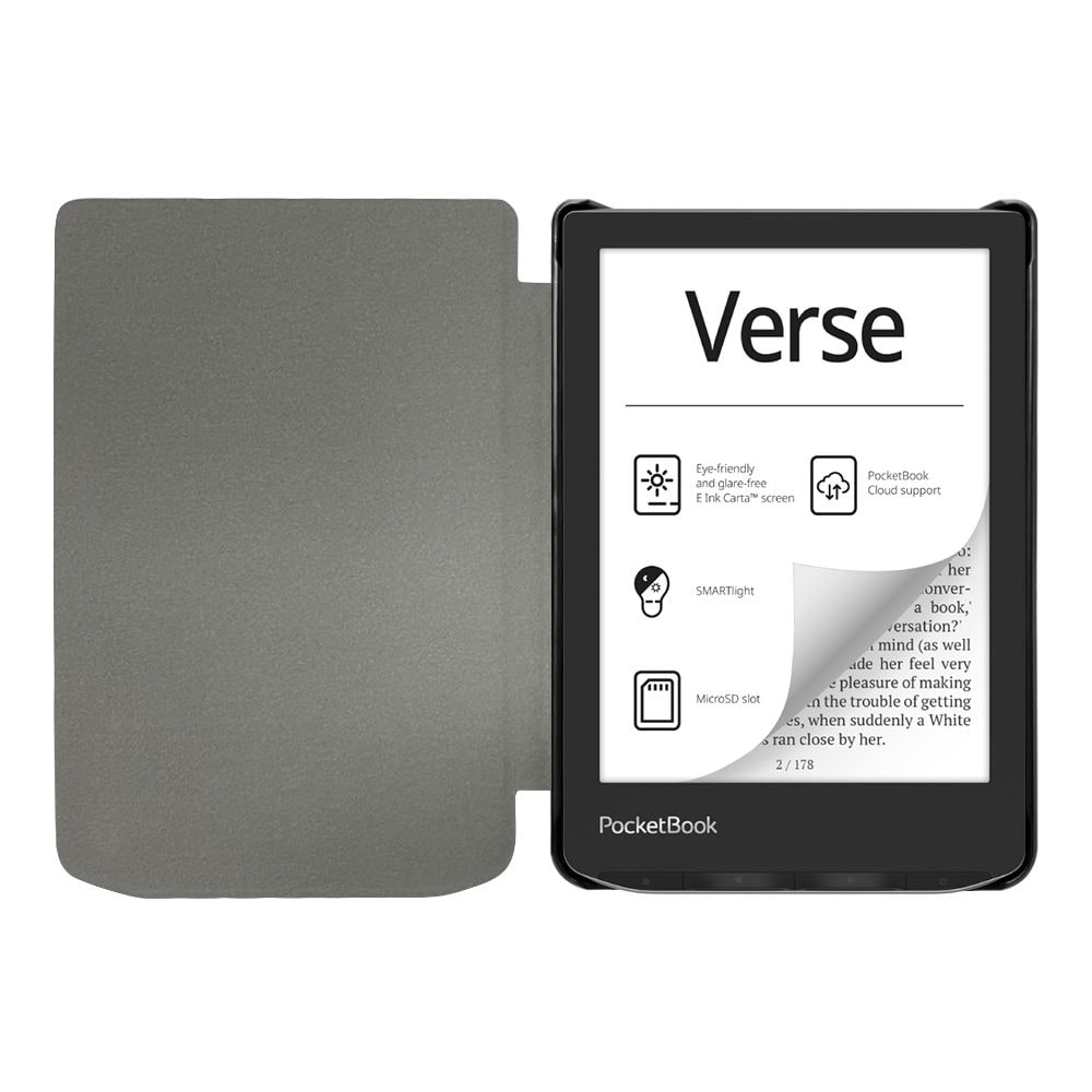 TechProtect SmartCase til PocketBook Verse / Pro / Lite - Sort