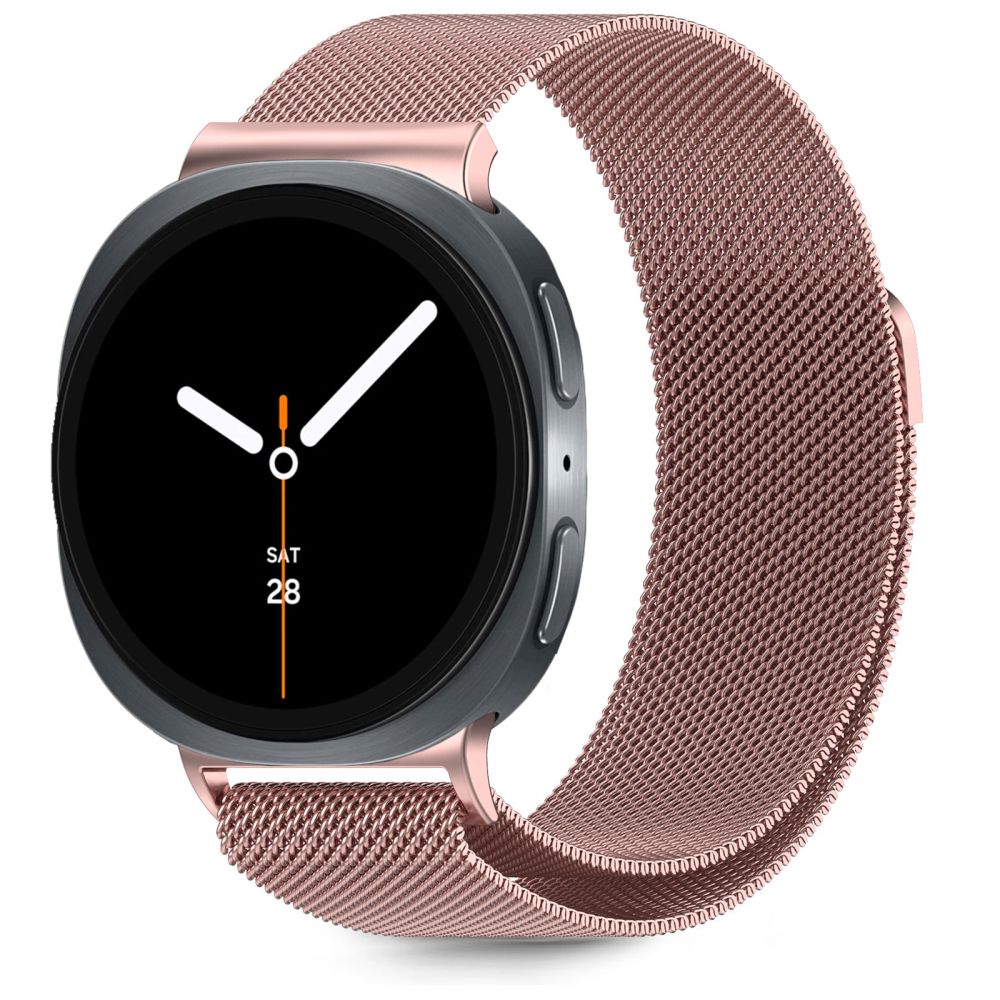 Tech-Protect Armband i rostfritt stål för Samsung Galaxy Watch 40/44/46 mm - Rosa