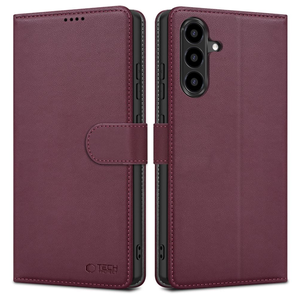 Tech-Protect plånboksfodral för Samsung Galaxy A26 5G / A17 4G / 5G - Burgundy