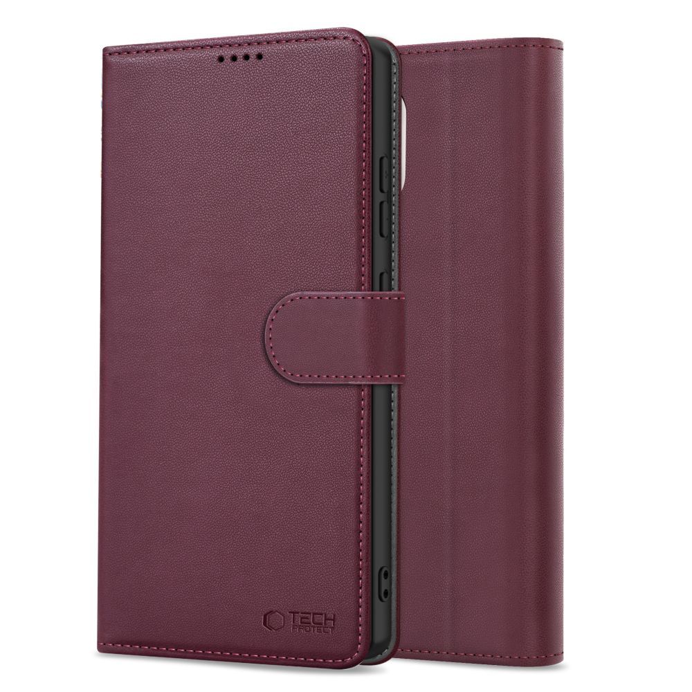 Tech-Protect tegnebogsetui til Samsung Galaxy A26 5G / A17 4G / 5G - Burgundy