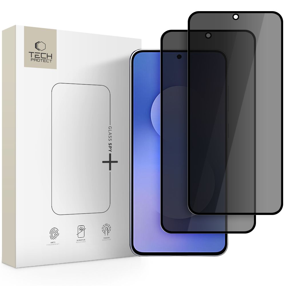 Tech-Protect Glass Spy+ 2-pack skyddsglas för Samsung Galaxy S25 FE