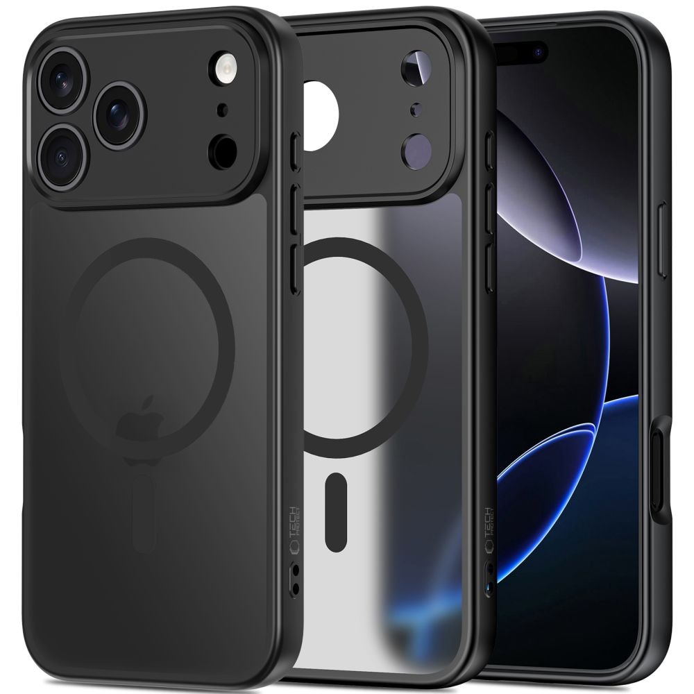 Tech-Protect BasicMag MagSafe-fodral för iPhone 17 Pro Max - matt svart