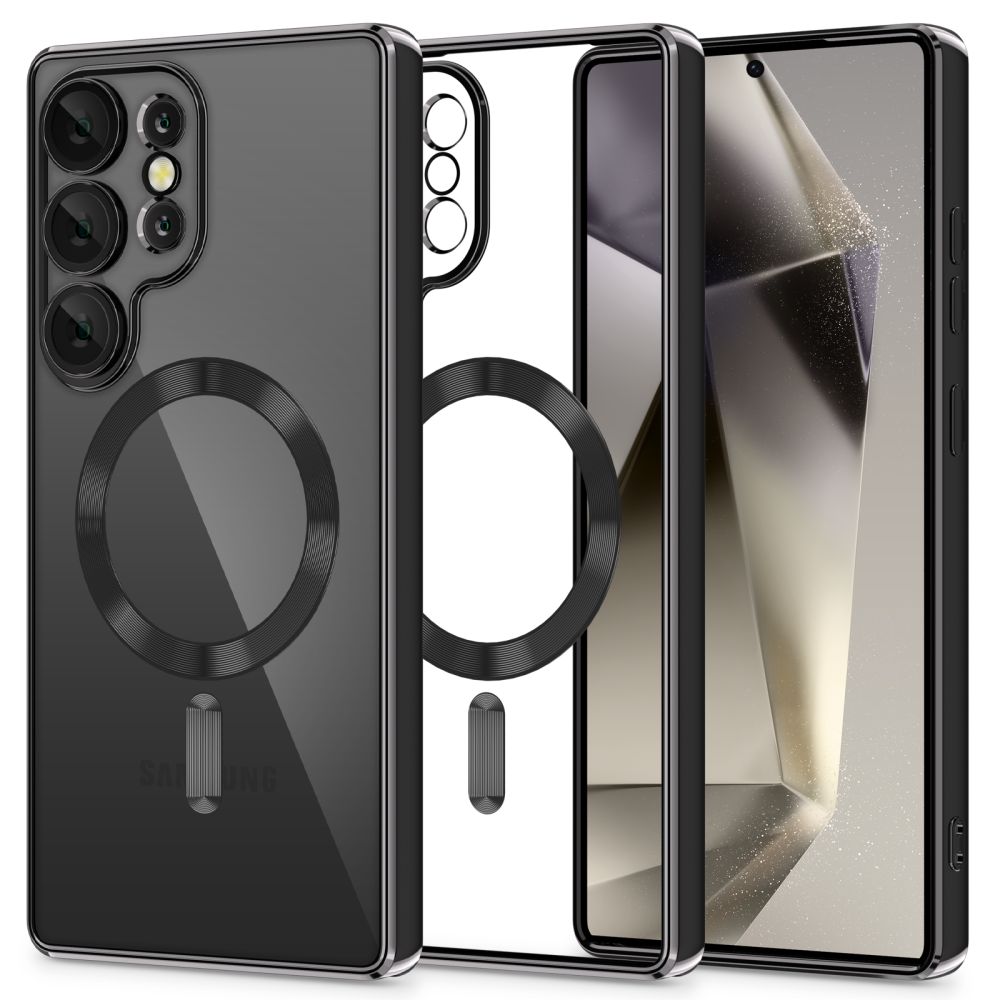 Tech-Protect MagFlex-fodral för Samsung Galaxy S25 Ultra - Klar svart